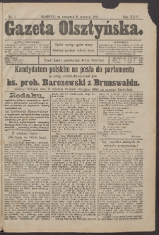 Gazeta Olsztyńska, 1912, nr 5