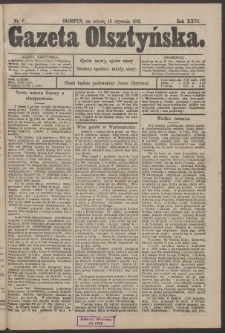Gazeta Olsztyńska, 1912, nr 6