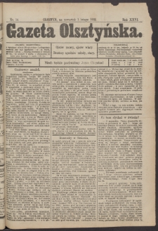 Gazeta Olsztyńska, 1912, nr 14