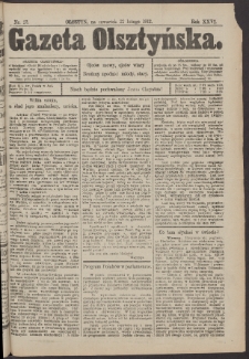 Gazeta Olsztyńska, 1912, nr 23