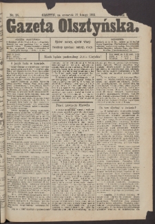 Gazeta Olsztyńska, 1912, nr 26