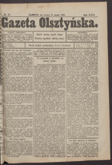 Gazeta Olsztyńska, 1912, nr 33