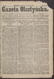 Gazeta Olsztyńska, 1912, nr 41