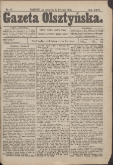Gazeta Olsztyńska, 1912, nr 43