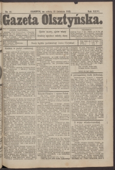 Gazeta Olsztyńska, 1912, nr 44