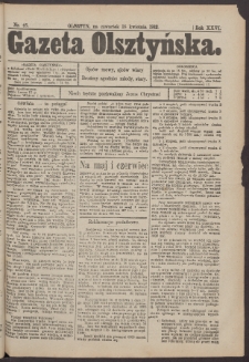 Gazeta Olsztyńska, 1912, nr 46