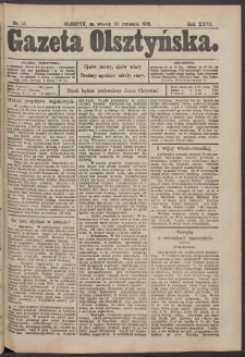 Gazeta Olsztyńska, 1912, nr 51