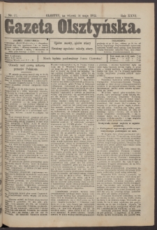 Gazeta Olsztyńska, 1912, nr 57
