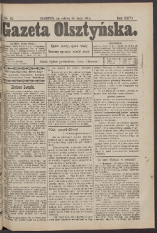 Gazeta Olsztyńska, 1912, nr 62