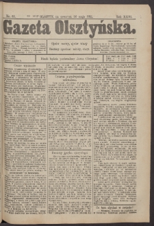 Gazeta Olsztyńska, 1912, nr 63