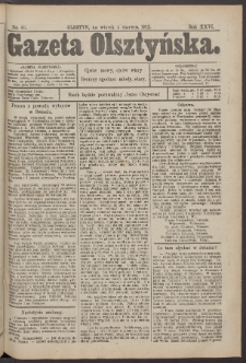 Gazeta Olsztyńska, 1912, nr 65