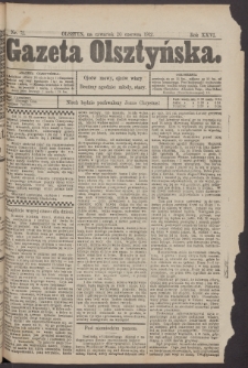 Gazeta Olsztyńska, 1912, nr 72