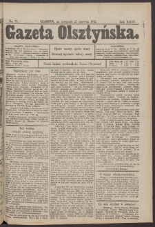 Gazeta Olsztyńska, 1912, nr 75