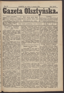 Gazeta Olsztyńska, 1912, nr 91