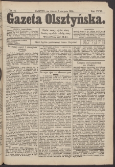 Gazeta Olsztyńska, 1912, nr 92