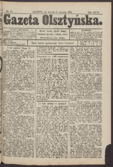 Gazeta Olsztyńska, 1912, nr 95