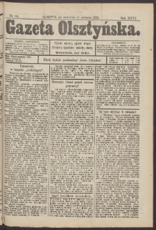Gazeta Olsztyńska, 1912, nr 96