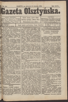 Gazeta Olsztyńska, 1912, nr 108