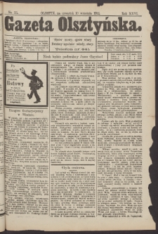 Gazeta Olsztyńska, 1912, nr 111