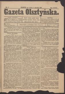 Gazeta Olsztyńska, 1913, nr 2