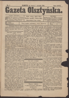Gazeta Olsztyńska, 1913, nr 3