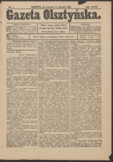 Gazeta Olsztyńska, 1913, nr 7
