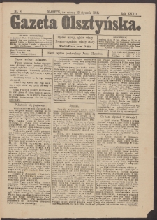 Gazeta Olsztyńska, 1913, nr 8