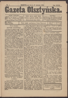 Gazeta Olsztyńska, 1913, nr 9