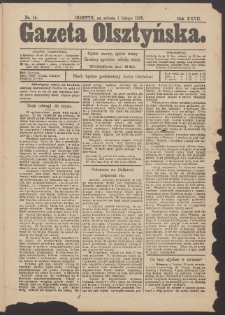 Gazeta Olsztyńska, 1913, nr 14