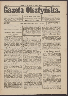 Gazeta Olsztyńska, 1913, nr 20