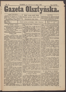 Gazeta Olsztyńska, 1913, nr 25