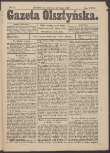 Gazeta Olsztyńska, 1913, nr 25