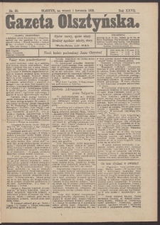 Gazeta Olsztyńska, 1913, nr 38