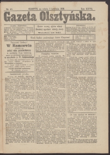 Gazeta Olsztyńska, 1913, nr 40