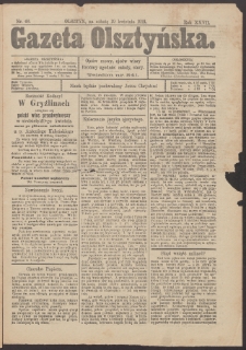 Gazeta Olsztyńska, 1913, nr 46