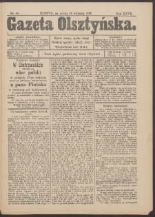 Gazeta Olsztyńska, 1913, nr 49