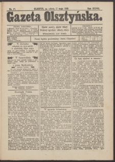 Gazeta Olsztyńska, 1913, nr 57