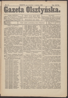 Gazeta Olsztyńska, 1913, nr 65