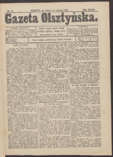 Gazeta Olsztyńska, 1913, nr 67