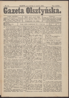 Gazeta Olsztyńska, 1913, nr 68