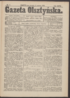 Gazeta Olsztyńska, 1913, nr 71