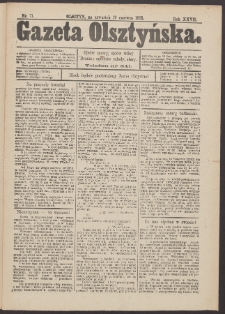Gazeta Olsztyńska, 1913, nr 71