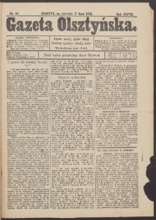 Gazeta Olsztyńska, 1913, nr 83