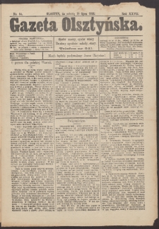 Gazeta Olsztyńska, 1913, nr 84