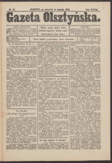 Gazeta Olsztyńska, 1913, nr 95