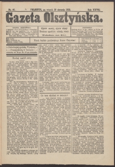 Gazeta Olsztyńska, 1913, nr 97