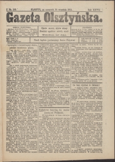 Gazeta Olsztyńska, 1913, nr 110