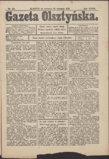 Gazeta Olsztyńska, 1913, nr 113