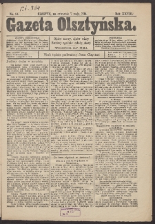 Gazeta Olsztyńska. 1914, nr 54