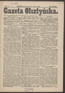 Gazeta Olsztyńska. 1914, nr 71